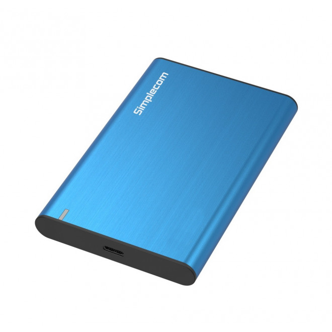 [9350414001775] Simplecom SE221 Aluminium 2.5'' SATA HDD/SSD to USB 3.1 Enclosure Blue