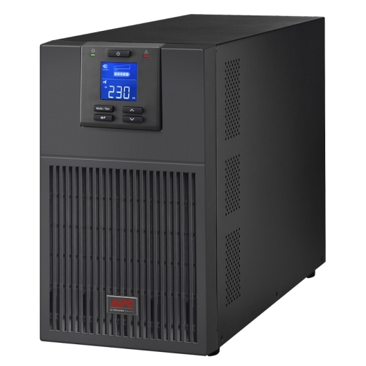 APC Easy UPS 3000VA/2400W Online UPS, Tower Form Factor, 230V/16A Input, 1x IEC C19  6x IEC C13 Outlets, Lead Acid Battery