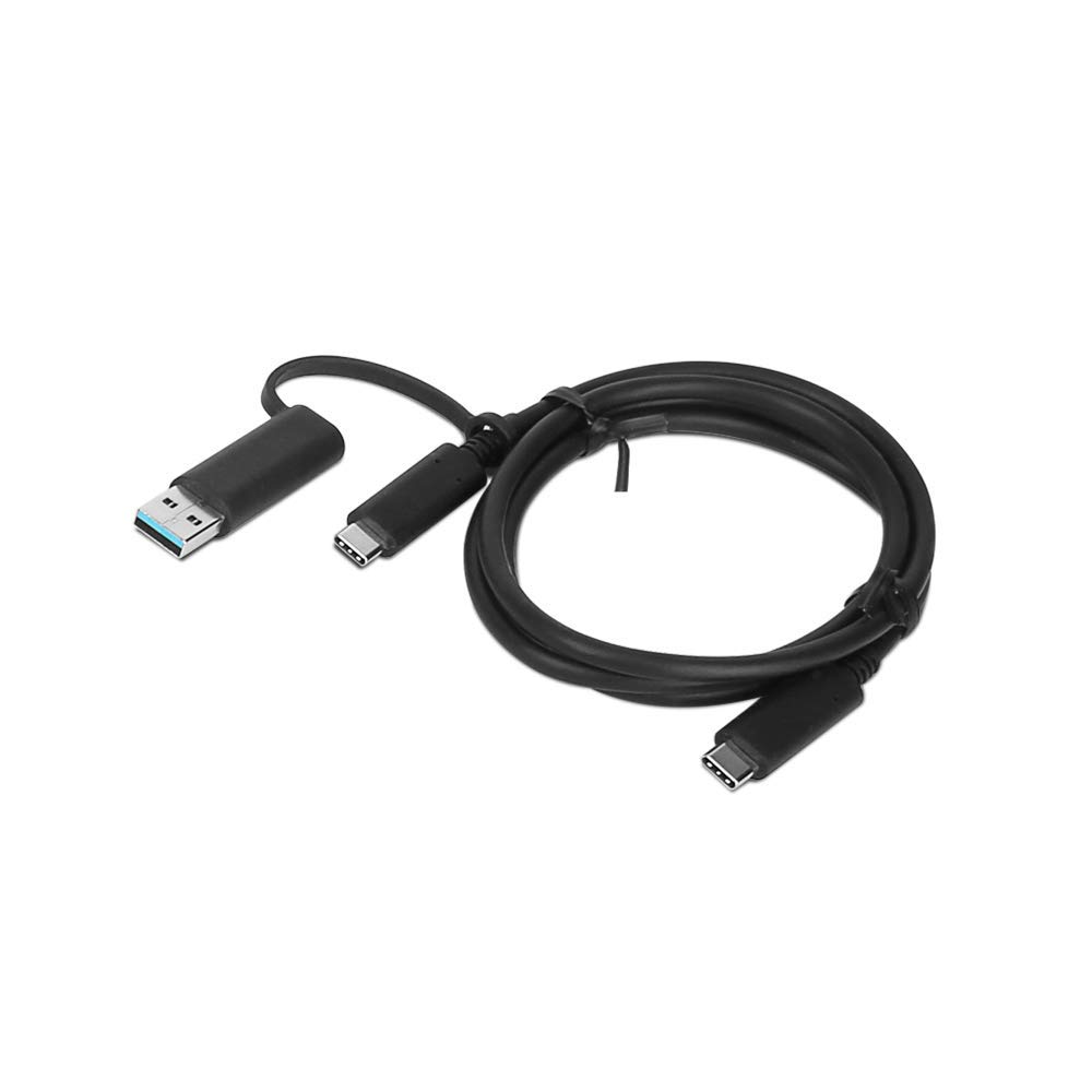 [193386287346] LENOVO Hybrid USB-C Cable with USB-A Adapter 5A 24Pin support 10Gbps 1M Cable