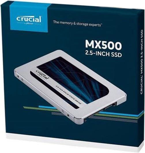 [649528785060] Crucial MX500 1TB 2.5" SATA SSD - 560/510 MB/s 90/95K IOPS 360TBW AES 256bit Encryption Acronis True Image Cloning 5yr alt~MZ-77E1T0BW