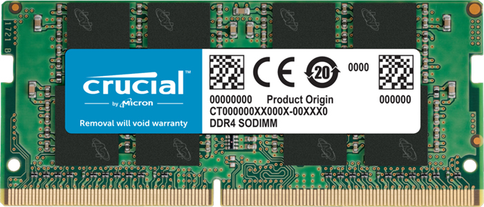 [649528903525] Crucial 8GB (1x8GB) DDR4 SODIMM 3200MHz CL22 1.2V Notebook Laptop Memory RAM ~CT8G4SFS832A