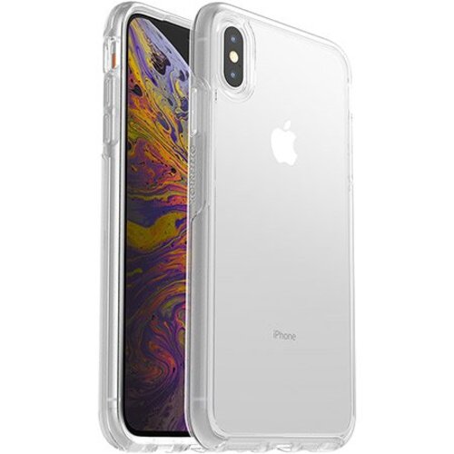 660543473596 OtterBox Symmetry Clear Apple iPhone Xs Max Case Clear - (77-60085), Antimicrobial, DROP+ 3X Military Standard, Raised Edges, 7 Years Warranty