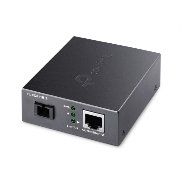 6935364072902 TP-Link TL-FC311B-2 Gigabit WDM Media Converter - IEEE 802.3u 1550nm 2KM (Compatible with TL-FC311A-2)