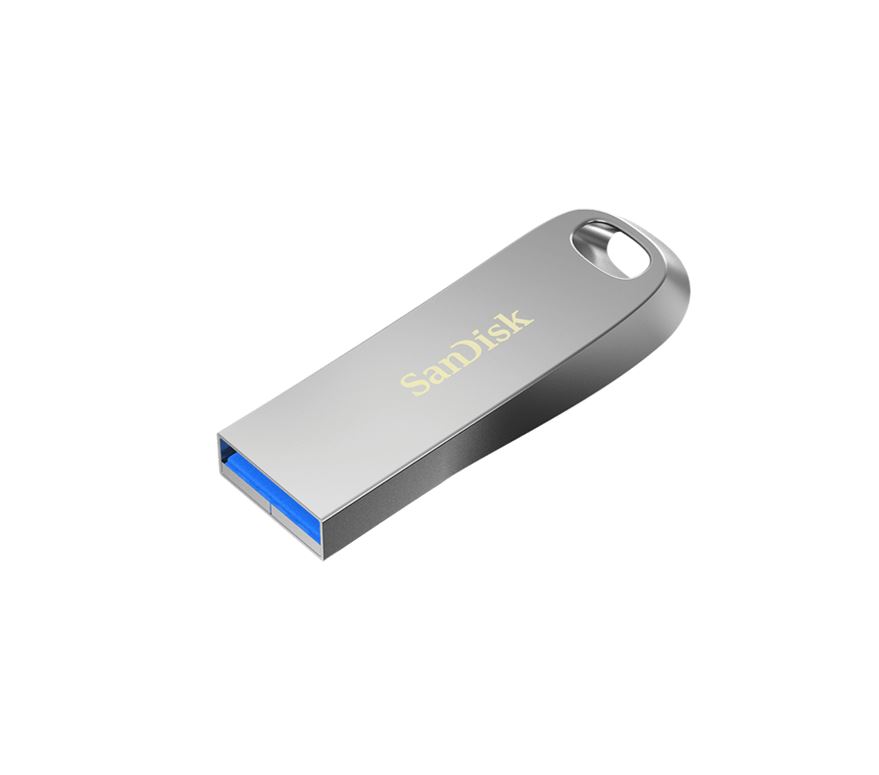 619659172831 SanDisk 64GB Ultra Luxe USB3.1 Flash Drive Memory Stick USB Type-A 150MB/s capless sliver 5 Years Limited Warranty