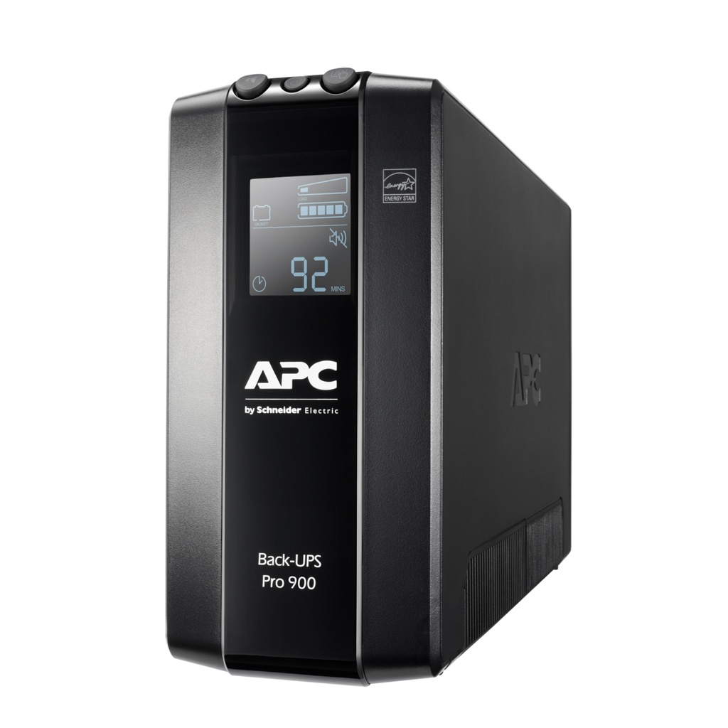 731304346944 APC Back-UPS Pro 900VA/540W Line Interactive UPS, Tower, 230V/10A Input, 6x IEC C13 Outlets, Lead Acid Battery, LCD, AVR