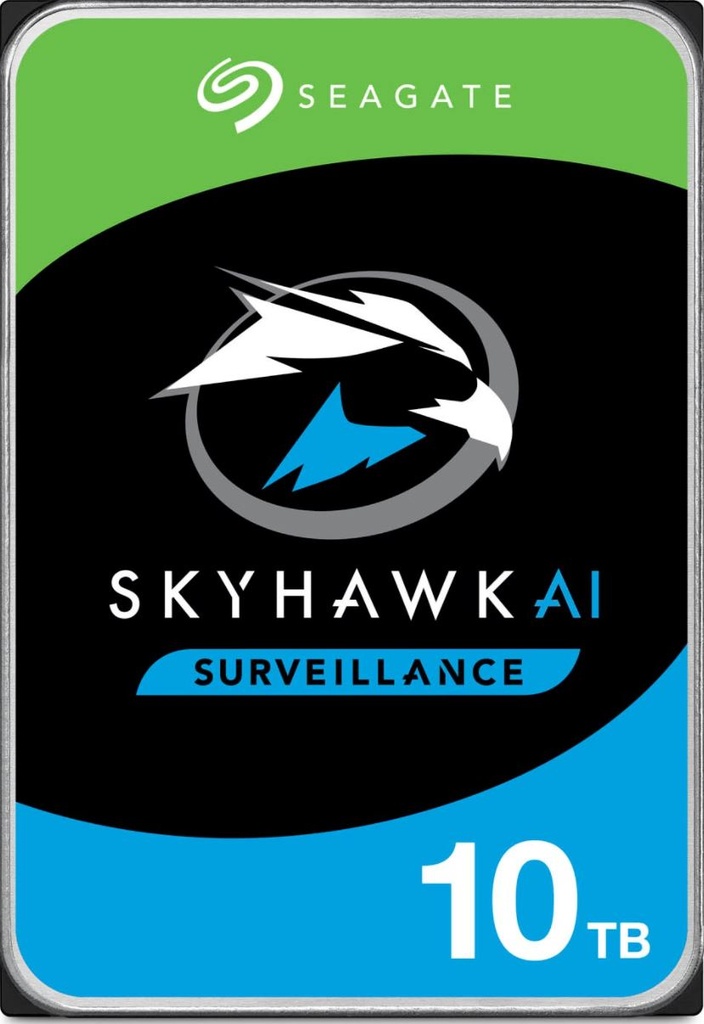 8719706029452 Seagate 10TB 3.5" SkyHawk Surveillance AI, 512E SATA3 6Gb/s 256MB Cache 24x7 HDD ST10000VE001  5 Years Warranty