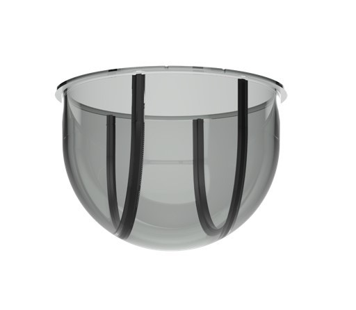 NMS-ADME-CVR-MP Milesight Smoked Dome Cover, Ideal For Concealing Camera Orientation, Suitable for Mini PTZ Dome