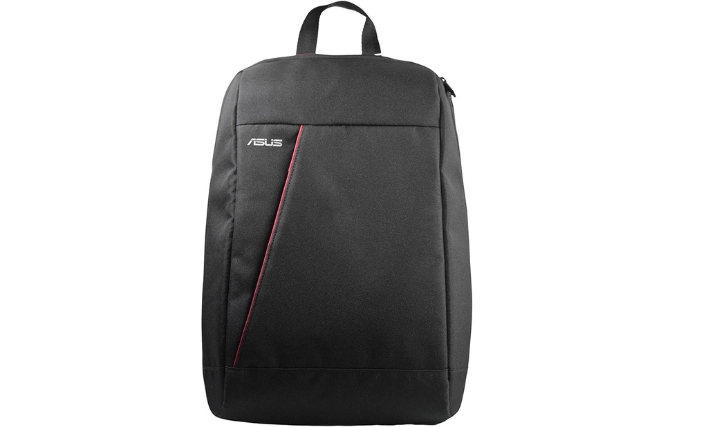 4718017271264 ASUS Nereus Backpack - Fits up to 16 inch, Water-Repellent, Lightweight, Zip Pockets, Black/Red, Suitable Notebook / 13.3" 14" 15.6" 16"  Laptop Bag