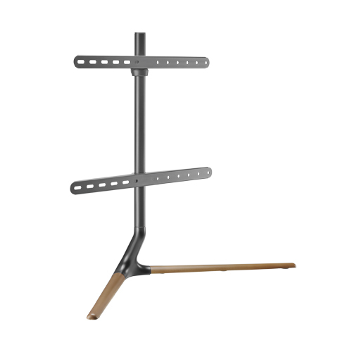 6956745168311 Brateck Modern Linear Tabletop TV Stand For 49"-70" TVs  -- Matte Black  Walnut(LS)