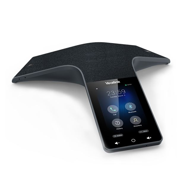 [6938818308008] Yealink CP925 HD IP Conference Phone for Small to Medium Conference Rooms, 7 Microphone Array, 360° Voice Pickup,HD Audio,4" Color Touch Screen, BYOD