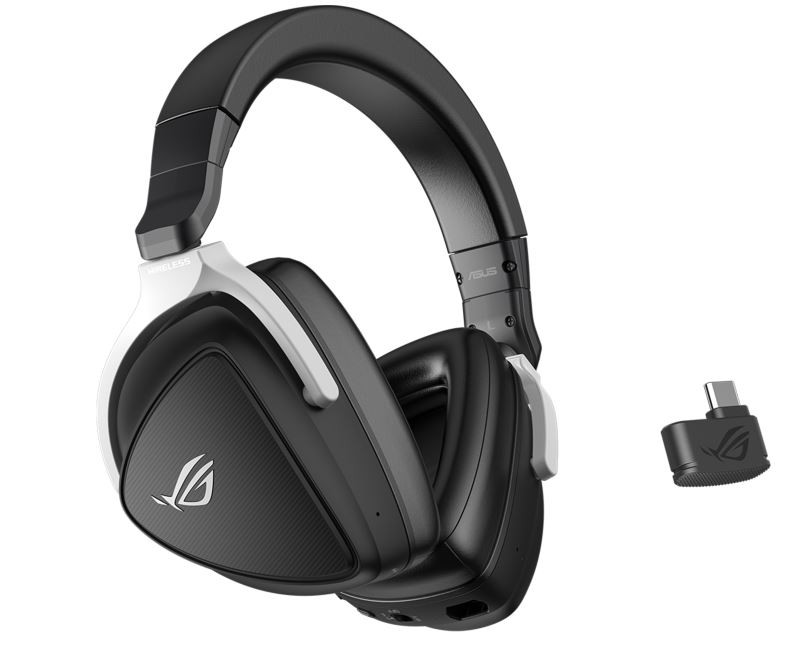 [4711081520252] ASUS ROG DELTA S WIRELESS Gaming Headset AI Noise Cancelation Microphones PC/MAC/PS4/PS5/Nintendo Switch/Android/Bluetooth device AI Noise Cancelation