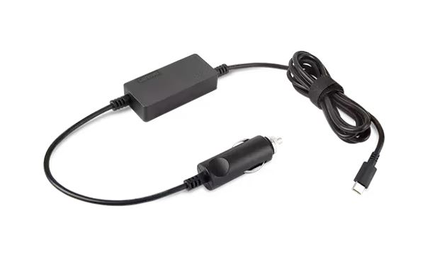 192076259489 LENOVO Mobile USB-C 65W Car Charger Black Auto (40AK0065WW)