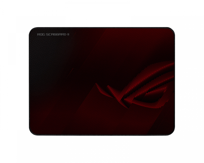 ASUS ROG SCABBARD II Gaming Mouse Pad, Medium Size (360x260mm) Water/Oil/Dust Respellent, Anti-Fray, Soft Cloth With Rubber Base
