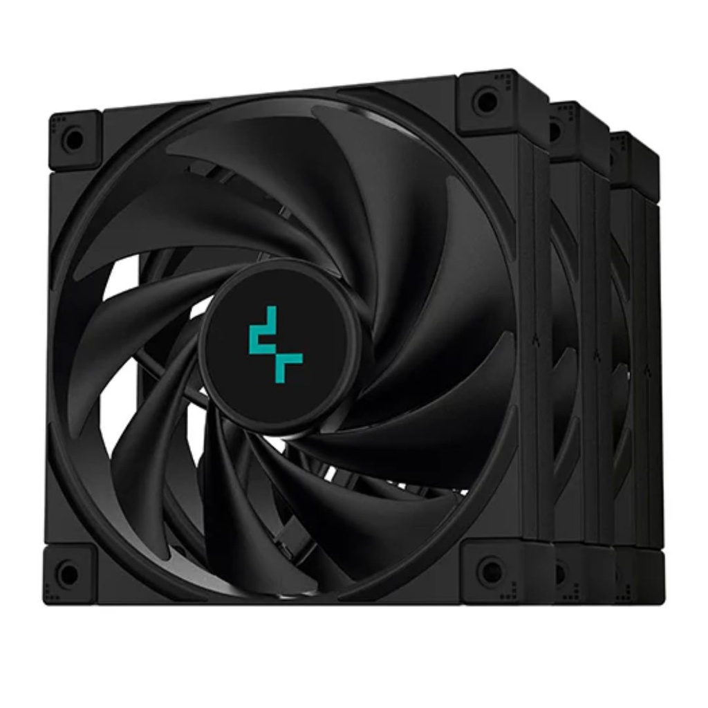 6933412710615 DeepCool FK120 3 in 1(3-Pack) High-Performance PWM Fan 120mm, 500-1850 RPM, High Static Pressure  Airflow, Shock Absorbing,