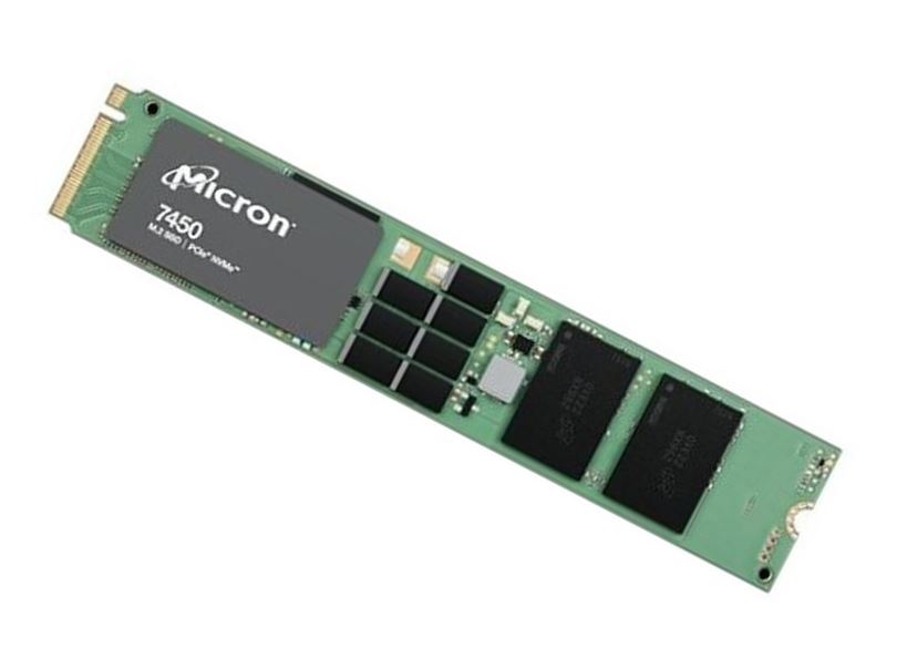 649528924834 Micron 7450 Pro 3.84TB Gen4 NVMe Enterprise SSD M.2 5000/2500 MB/s R/W 735K/160K IOPS 25700TBW 1DWPD 2M hrs MTTF Server Data Centre 5yrs >1.92TB