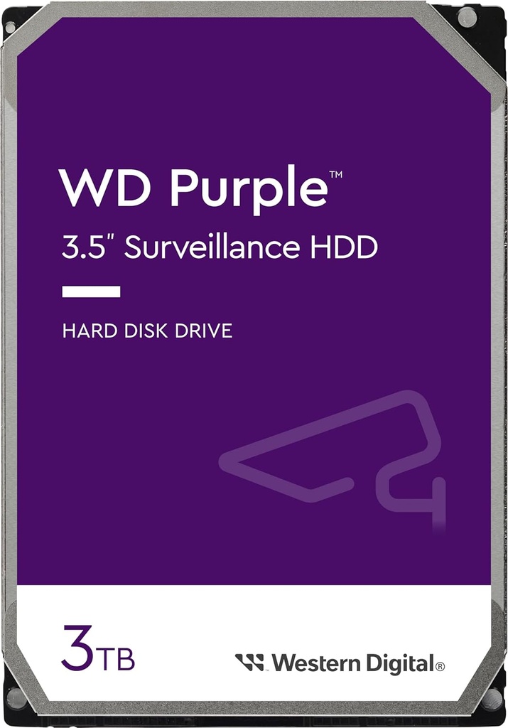 wd33purz-74bwpy0 Western Digital WD Purple 3TB 3.5" SATA Surveillance HDD 256MB Cache 3-Year Limited Warranty