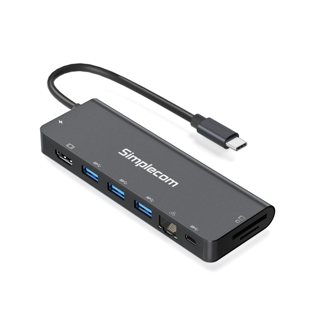 9350414002871 Simplecom CHN590 USB-C SuperSpeed 9-in-1 Multiport Docking Station