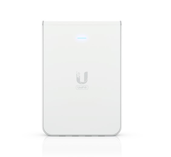 810010077493 Ubiquiti UniFi Wi-Fi 6 In-Wall Wall-mounted Access Point with a Built-in PoE Switch,115 m²  Coverage, 2Yr Warr