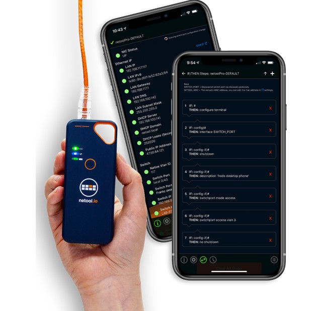 [860005583645] Netool PRO 2 - Portable Network Engineering Tool - Scan Network (VLAN, Switch data, STP, PCAP, DHCP, Ping, Traceroute and More)