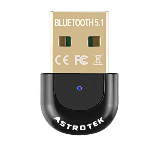 9320202108337 Astrotek Mini USB Bluetooth Receiver Dongle Wireless Adapter V5.0 3Mbps for PC Laptop Keyboard Mouse Mobile Headset  Headphone Speaker