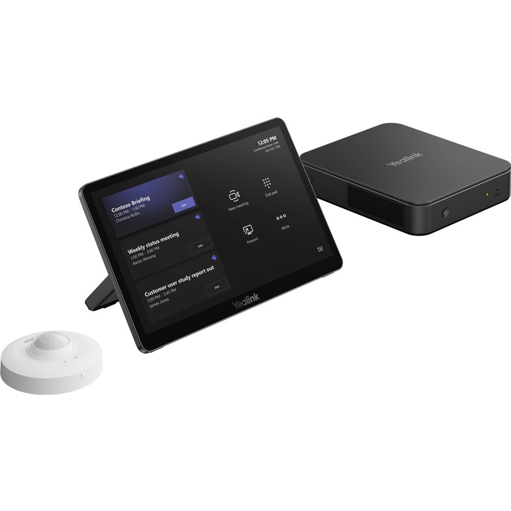 [6938818316263] Yealink MCore PRO, Mtouch-Plus and Roomsensor Kit for Microsoft Teams Rooms, Control Freely, Share Effortlessly