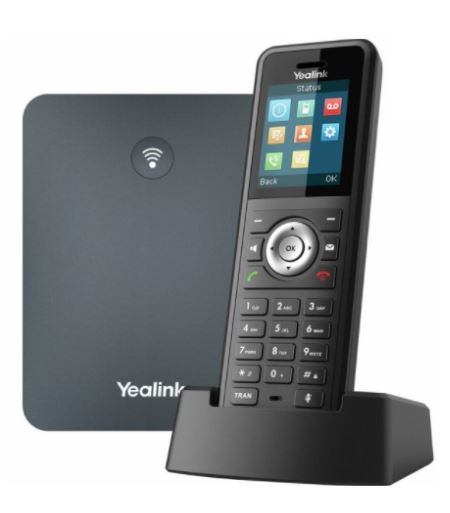 6938818308497 Yealink W79P DECT Solution including W70B Base Station and 1x W59R Handset, IP67 professional ruggedized, Microsoft SIP Gateway, Bluetooth