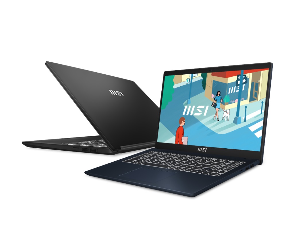 [4711377083140] MSI Modern Series Notebook 15.6" FHD Intel Raptor Lake i7-1355U DDR4 16GB 1TB SSD Windows11 Home Intel Iris Xe Graphics