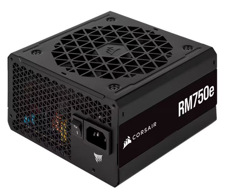 840006699293 Corsair RM750E 750W ATX 3.0, 12VHPWR Cable included. Fully Modular 80PLUS Gold ATX 3.0  PCIe 5.0 Compliant Power Supply, PSU, 7 Years Warranty