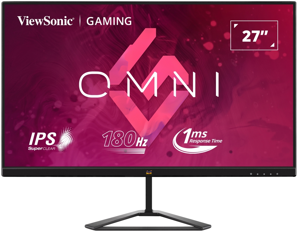 [766907022124] ViewSonic 27" VX2779 PRO FHD 180Hz 1ms, HDR10, SuperClear® IPS Office Gaming Monitor - Retail VIP sku Advance Replacement Warranty