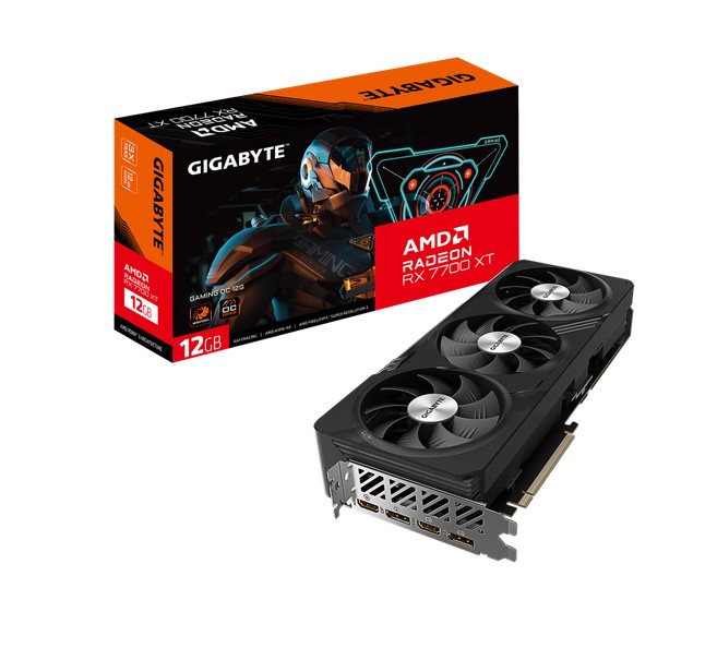 4719331314446 Gigabyte AMD Radeon RX 7700 XT Gaming OC 12G Video card, PCI-E 4.0, GDDR6, 2x DP2.1, 2x HDMI 2.1(NEW) 9.6