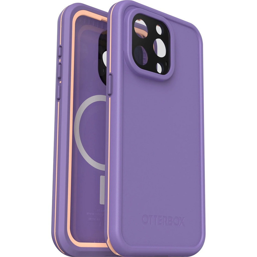 [840304737949] OtterBox Fre MagSafe Apple iPhone 15 Pro Max (6.7") Case Rule of Plum (Purple) - (77-93431), DROP+ 5X Military Standard,2M WaterProof,7 Years Warranty