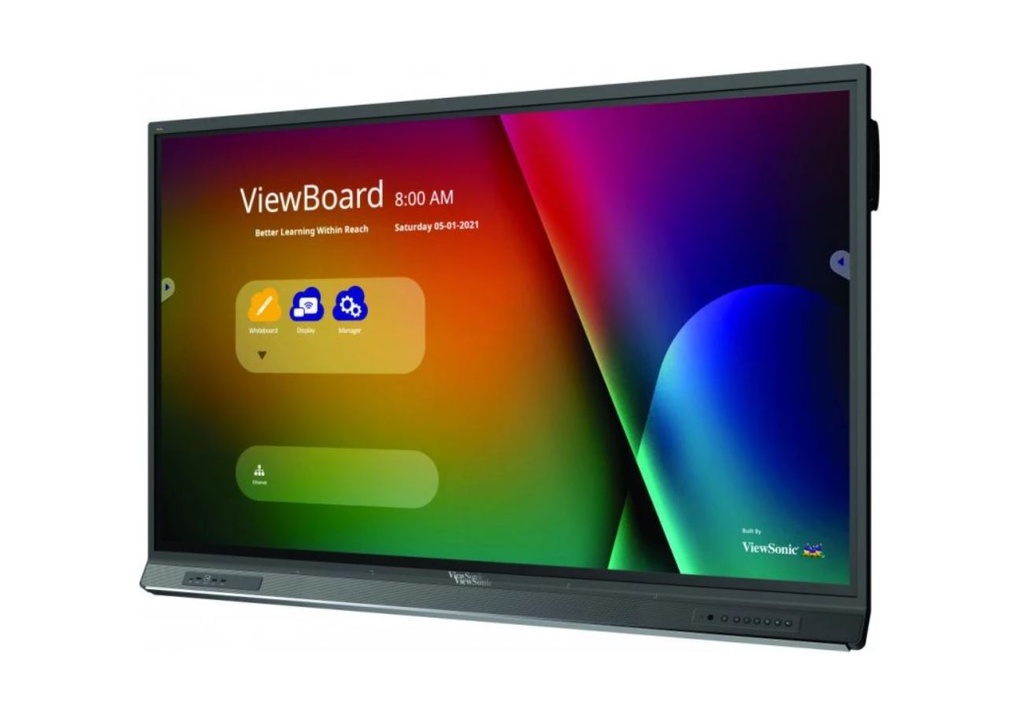 IFP7552-1C Viewsonic 75" 4K Interactive Display, USB-C, Dual Pen. 33 Point Touch, with VSB-050 Wi-Fi Dongle, IFP7552‐1C New. Android OS, 5 Yrs On site Warranty