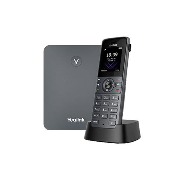 6938818308206 Yealink W73P High-Performance IP DECT Solution including W73H Handset and W70B Base Station, Up to 20 simultaneous calls, Flexible Noise Reduction