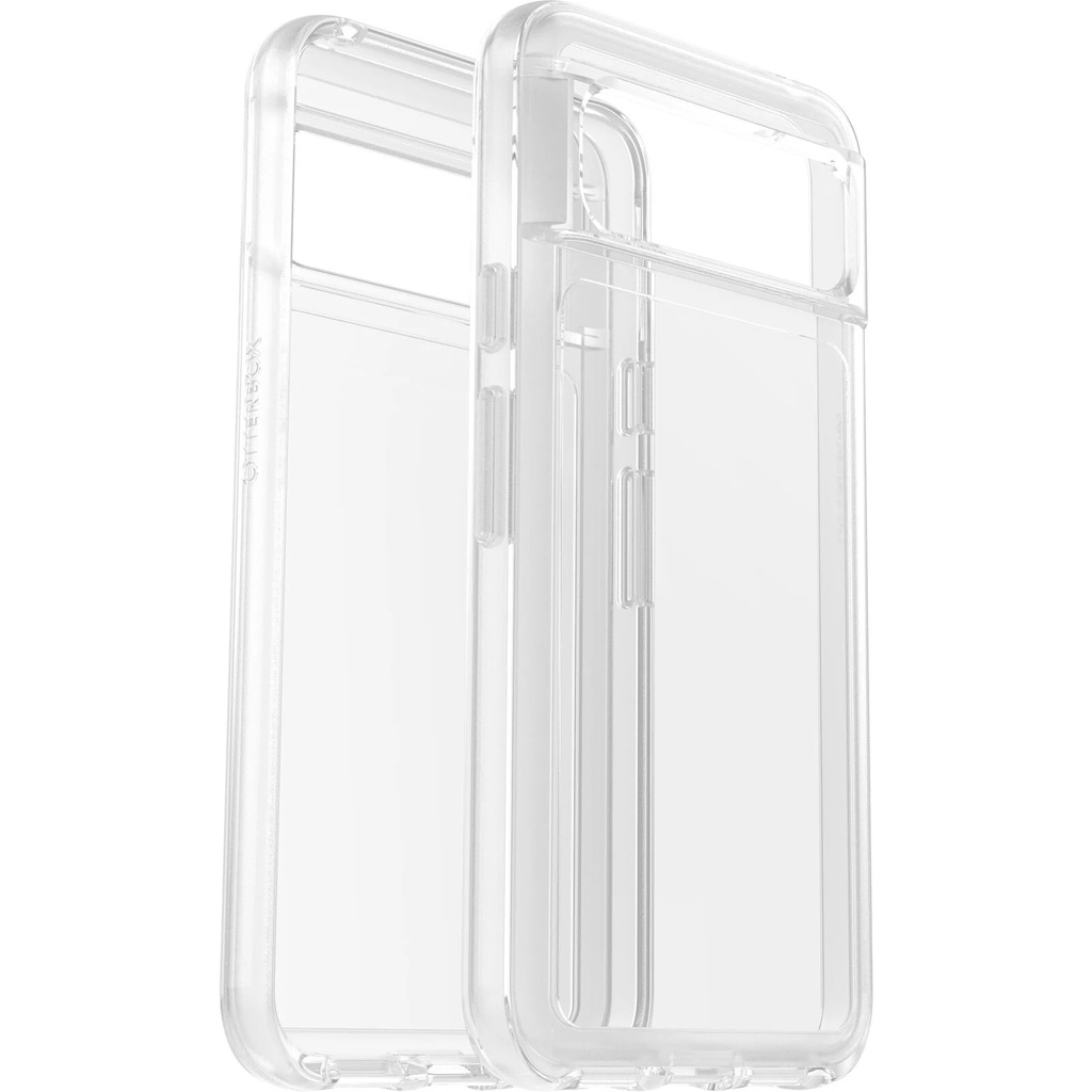 840304746729 OtterBox Symmetry Clear Google Pixel 8 (6.2") Case Clear - (77-94207), DROP+ 3X Military Standard, Ultra-Sleek, Reinforced Corners, 7 Years Warranty