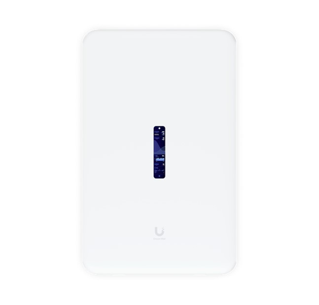 810010079558 Ubiquiti UniFi Dream Wall, Wall-mountable UniFi Cloud Gateway, Built-in WiFi 6 Access Point, PoE Switching, UniFi OS Console, 3.5+ Gbps, 2Yr Warr