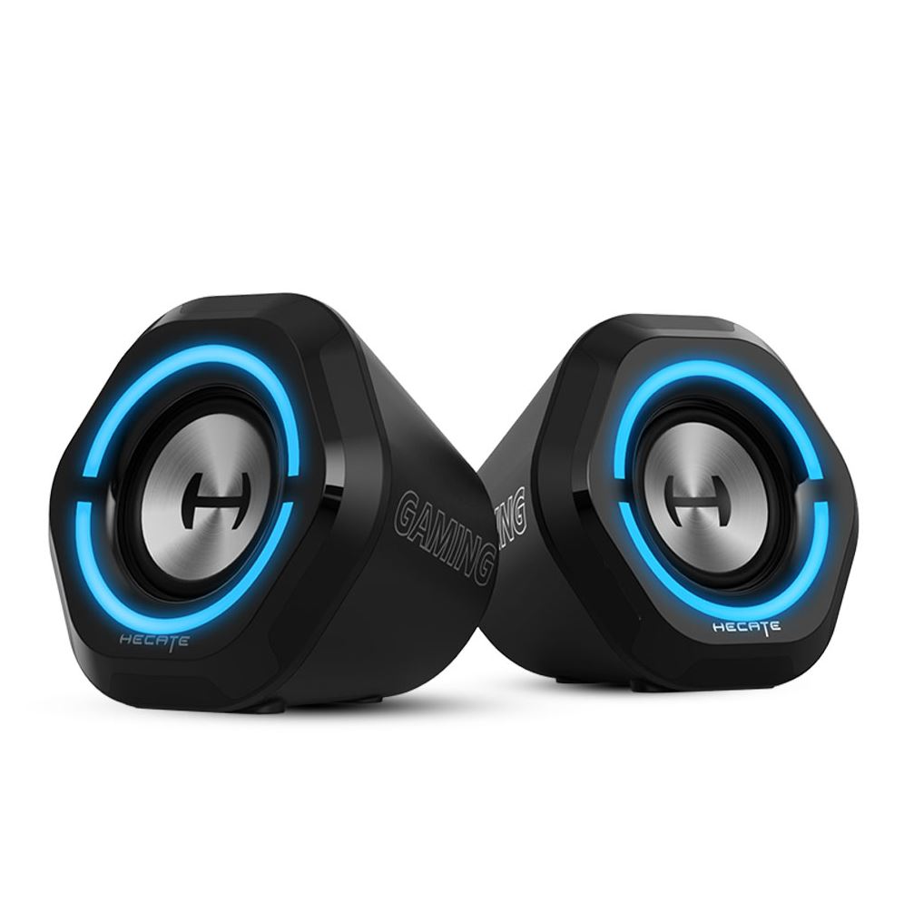 6923520268771 Edifier G1000 Gaming 2.0 Speakers System - Bluetooth V5.0/ USB Audio/ AUX Input/RGB 10 Light Effects/ 10W RMS Power - Black