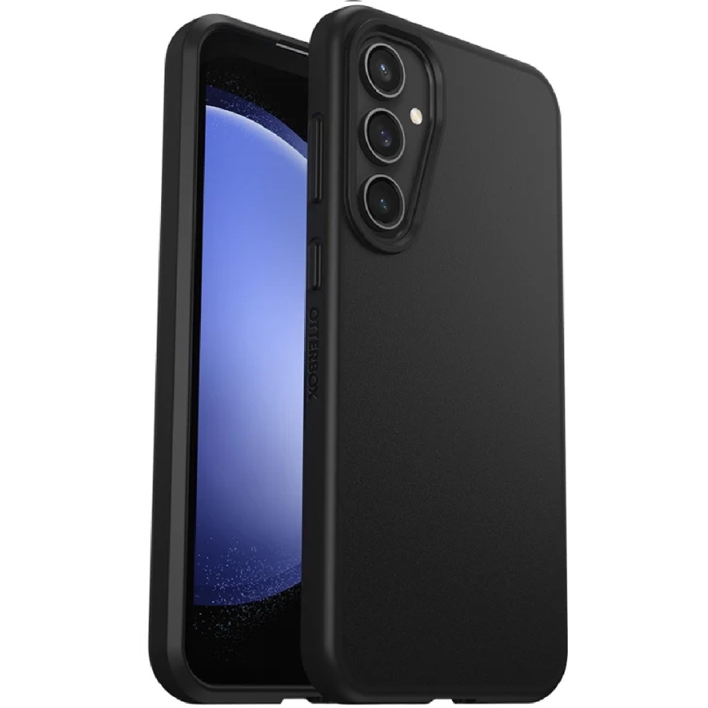 840304747214 OtterBox React Samsung Galaxy S23 FE (6.4") Case Black - (77-94253),Antimicrobial,DROP+ Military Standard,Raised Edges,Hard Case, 7 Years Warranty