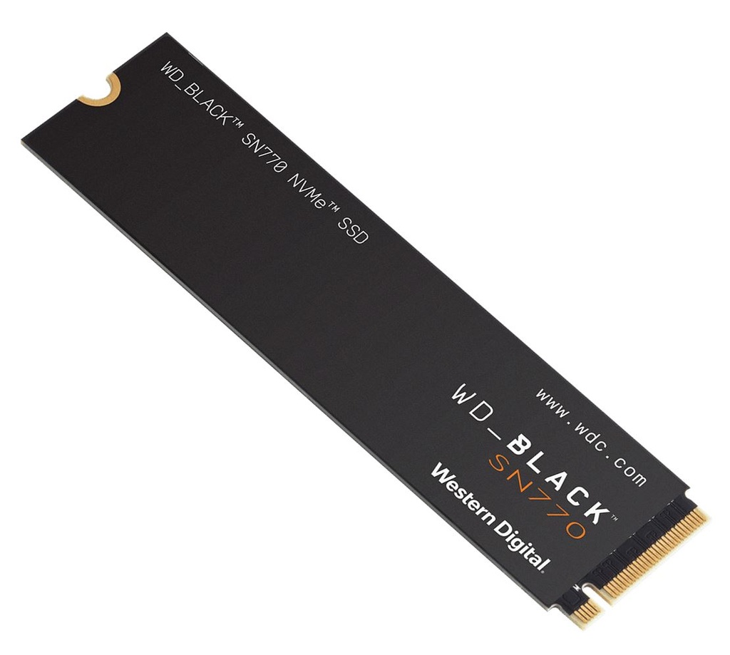 [718037887333] Western Digital WD Black SN770 1TB Gen4 NVMe SSD - 5150MB/s 4900MB/s R/W 600TBW 740K/800K IOPS 1.75M Hrs MTBF M.2 PCIe4.0 5yrs ~WDS100T1B0E