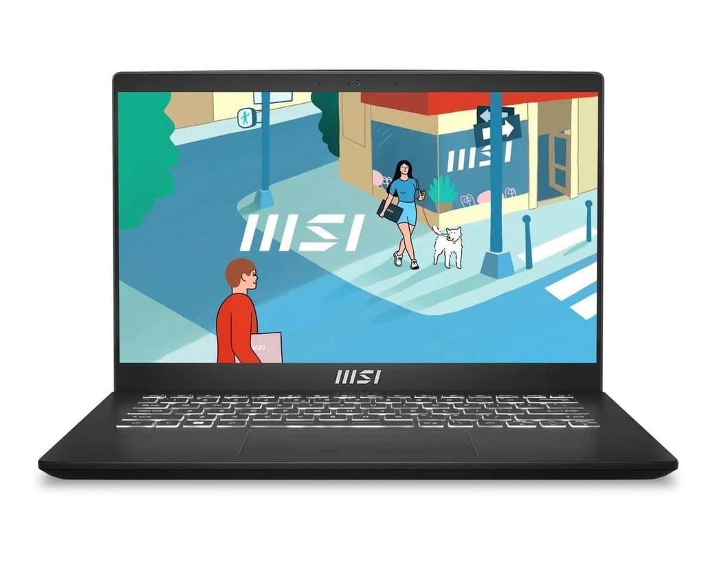 4711377174183 (Commercial) MSI Modern Series Notebook 15.6" FHD Intel Raptor Lake i5-1335U Onboard DDR4 16GB 512GB SSD Windows11 Pro Intel Iris Xe Graphics