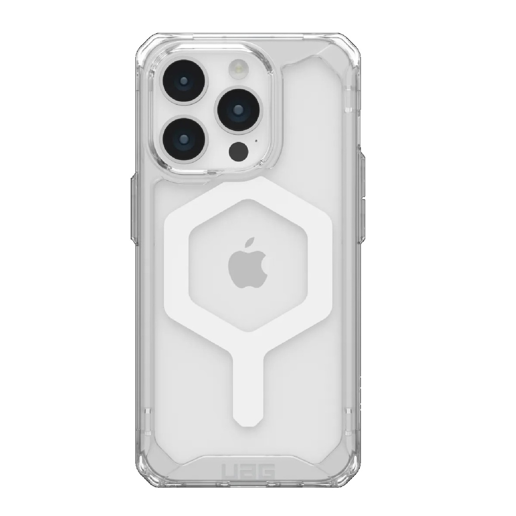 840283909580 UAG Plyo MagSafe Apple iPhone 15 Pro (6.1") Rugged Case - Ice/White (114286114341), 16ft. Drop Protection (4.8M), 10 Years Warranty