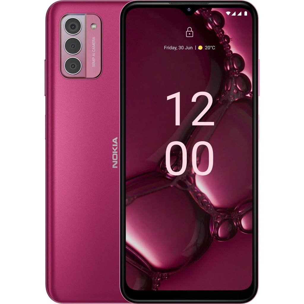 [101Q5003H064] Nokia G42 5G 128GB - Pink (101Q5003H064)*AU STOCK*, 6.56", 6GB/128GB, 50MP/2MP, Dual SIM, 5000mAh, 2 Years Warranty
