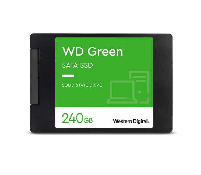 718037894287 Western Digital WD Green 240GB 2.5" SATA SSD 545R/430W MB/s 80TBW 3D NAND 7mm 3 Years Wty ~WDS240G2G0A