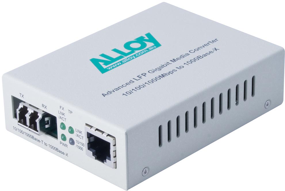 [NHA-GCR2000LC.10] Alloy GCR2000LC.10 Gigabit Standalone/Rackmount Media Converter
