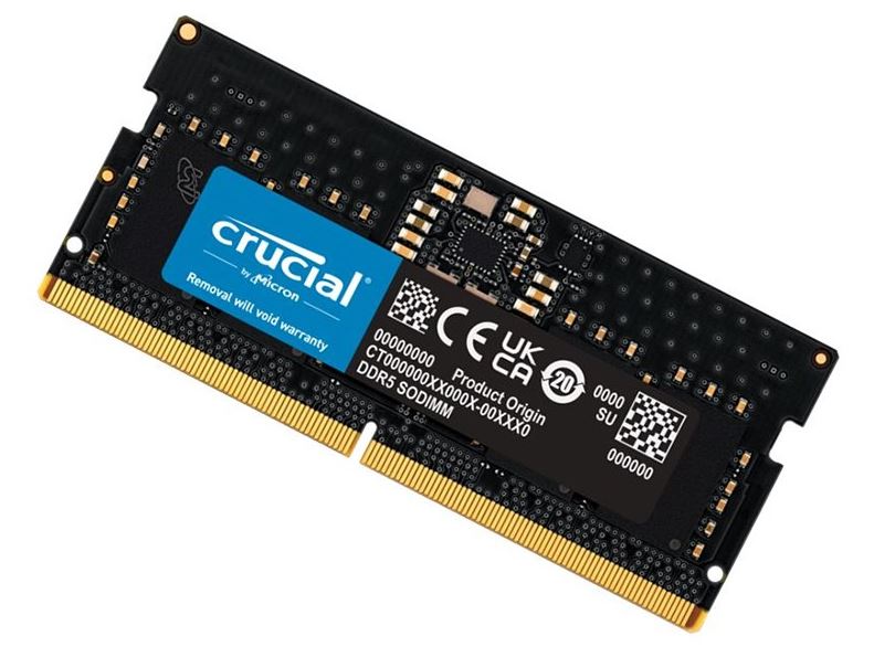649528929921 Crucial 8GB (1x8GB) DDR5 SODIMM 5600MHz C46 1.1V Notebook Laptop Memory ~CT8G52C42S5