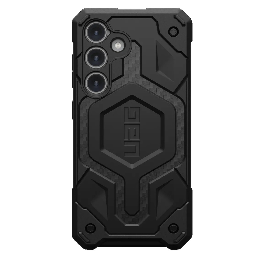 840283912238 UAG Monarch Pro Magnetic Samsung Galaxy S24 5G (6.2") Rugged Case - Carbon Fiber (214412114242), 25ft. Drop Protection (7.6M), 10 Years Warranty