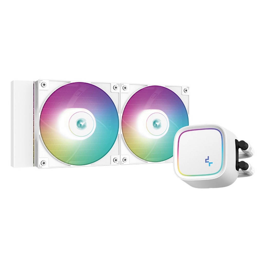 6933412728290 DeepCool LE520 WH  240mm ARGB All-in-One Liquid Cooler 220W Heat Dissipation,Hydro Bearing, Intel LGA1700/1200/1151/1150/1155/ AMD/AM5/AM4