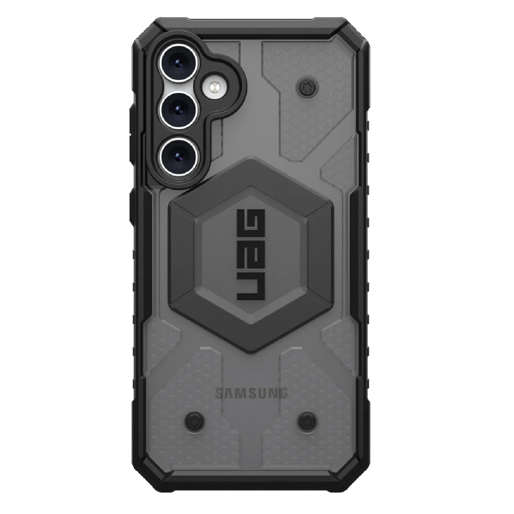 [840283911385] UAG Pathfinder Clear Samsung Galaxy S23 FE 5G (6.4") Rugged Case - Ash (214410113131), 18ft. Drop Protection (5.4M), 10 Years Warranty