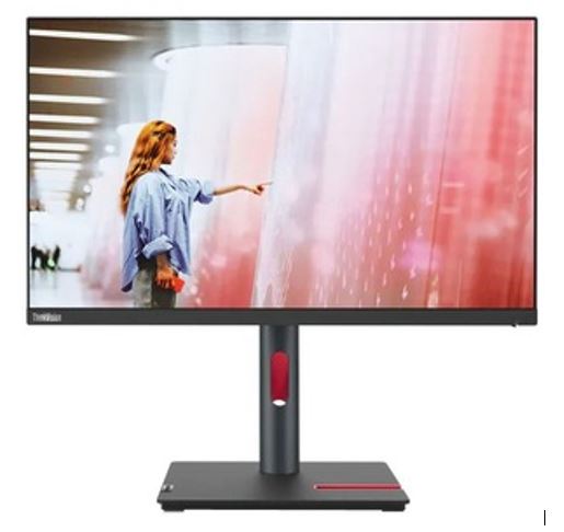 196380977145 LENOVO ThinkVision P24q-30 23.8" 24" 24" QHD IPS Monitor 2K 2560x1440 16:9 Height Adjustable Tilt Swivel Pivot HDMI DP1.4 DP 4xUSB3.2 Hub 3yr