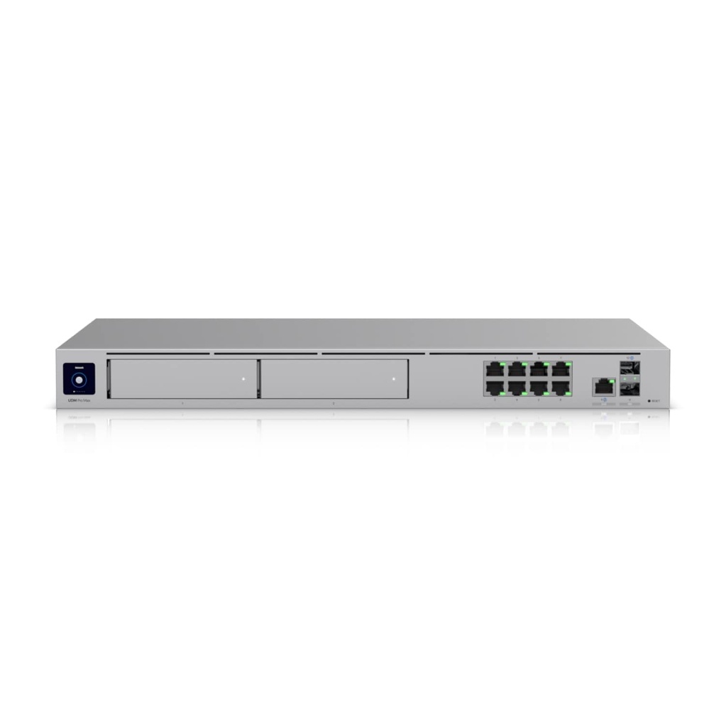 810084693285 Ubiquiti Dream Machine Pro Max, Professional-grade, Rack-mount Cloud Gateway,10 Gbps Multi-WAN Load Balancing, 2 NVR Drive Bays Design,  2Yr Warr