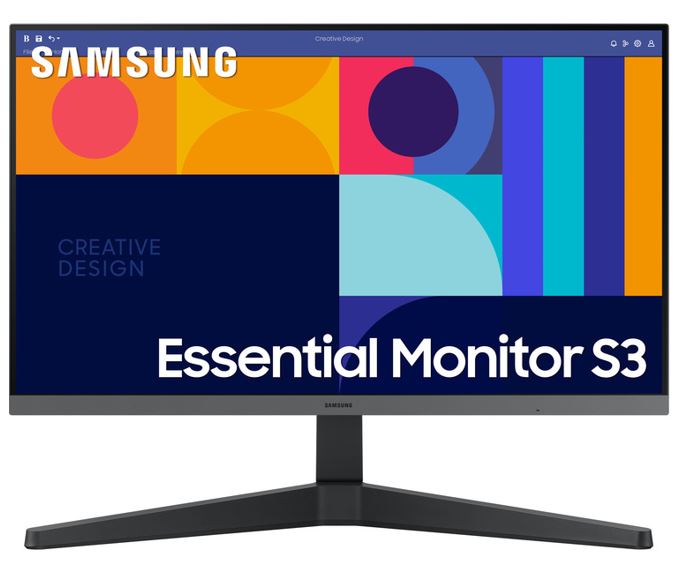 8806095063119 Samsung S33GC 24" 100Hz AMD FreeSync IPS FHD Gaming Monitor 1920x1080 4ms 16.7M Tilt VESA DP1.2 HDMI 1000:1 250cd/m Game Mode